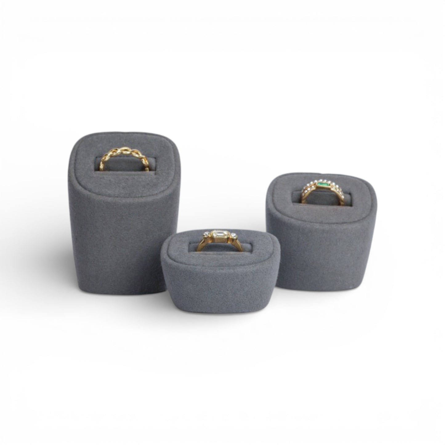 Micro Fabric Ring Holder – Oval Form (3 Sizes)