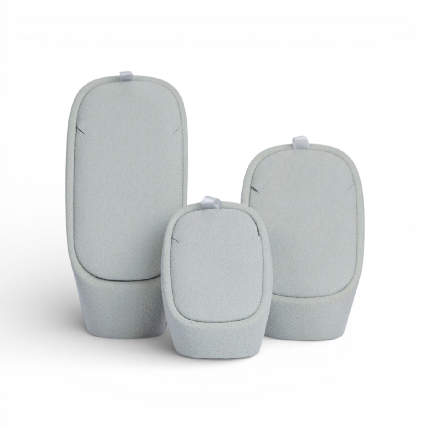 Rounded Form Micro Fabric Necklace Display Stand