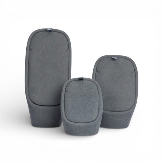 Rounded Form Necklace Display Set – 3 Sizes