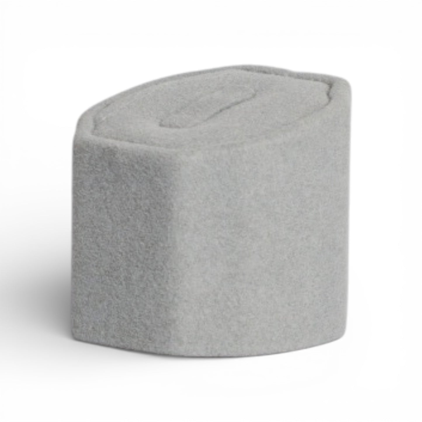 Micro Fabric Ring Holder Set – Hexagonal Pillar Form (3 Pieces)