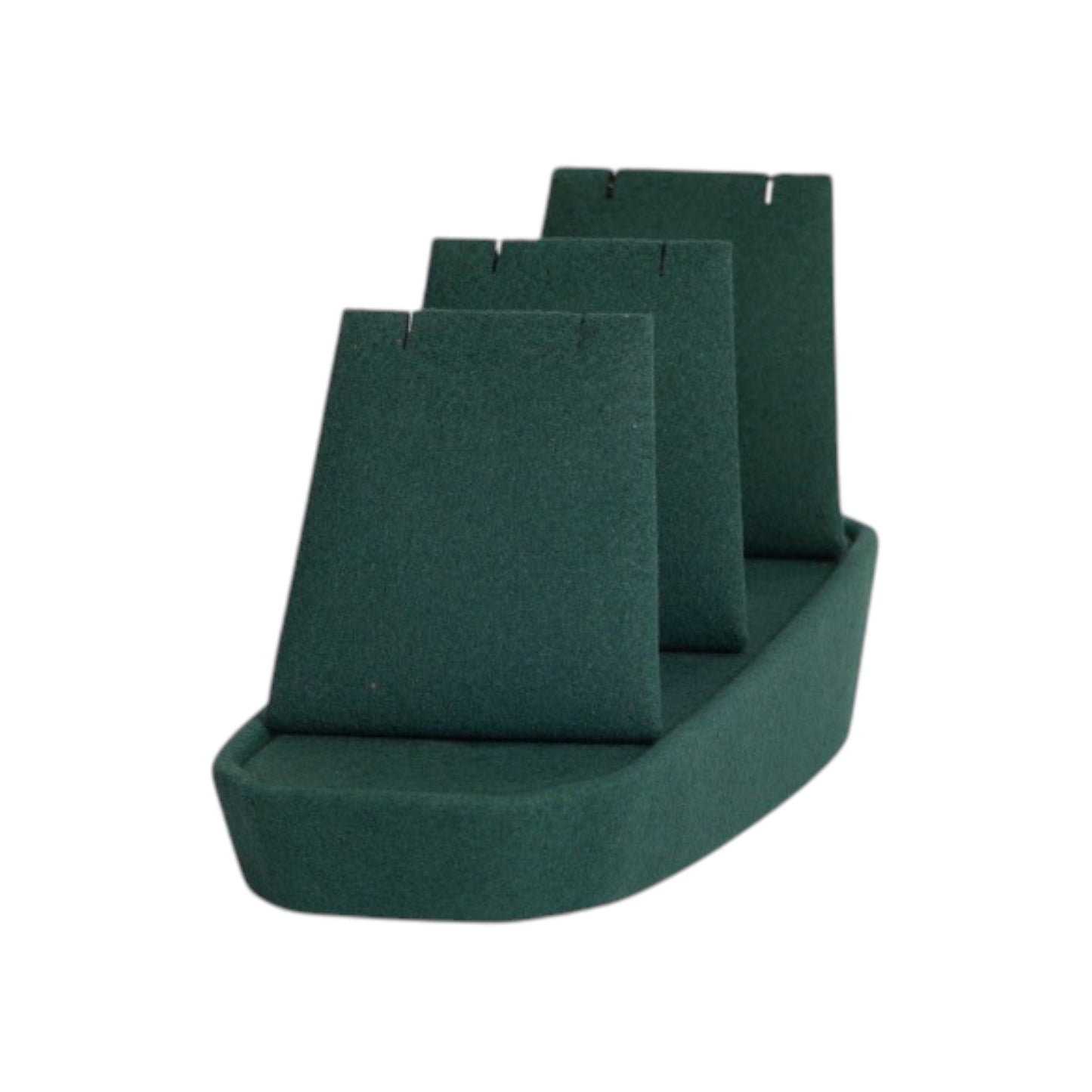 Micro Fabric Necklace Display Set – Stepped Rising Form