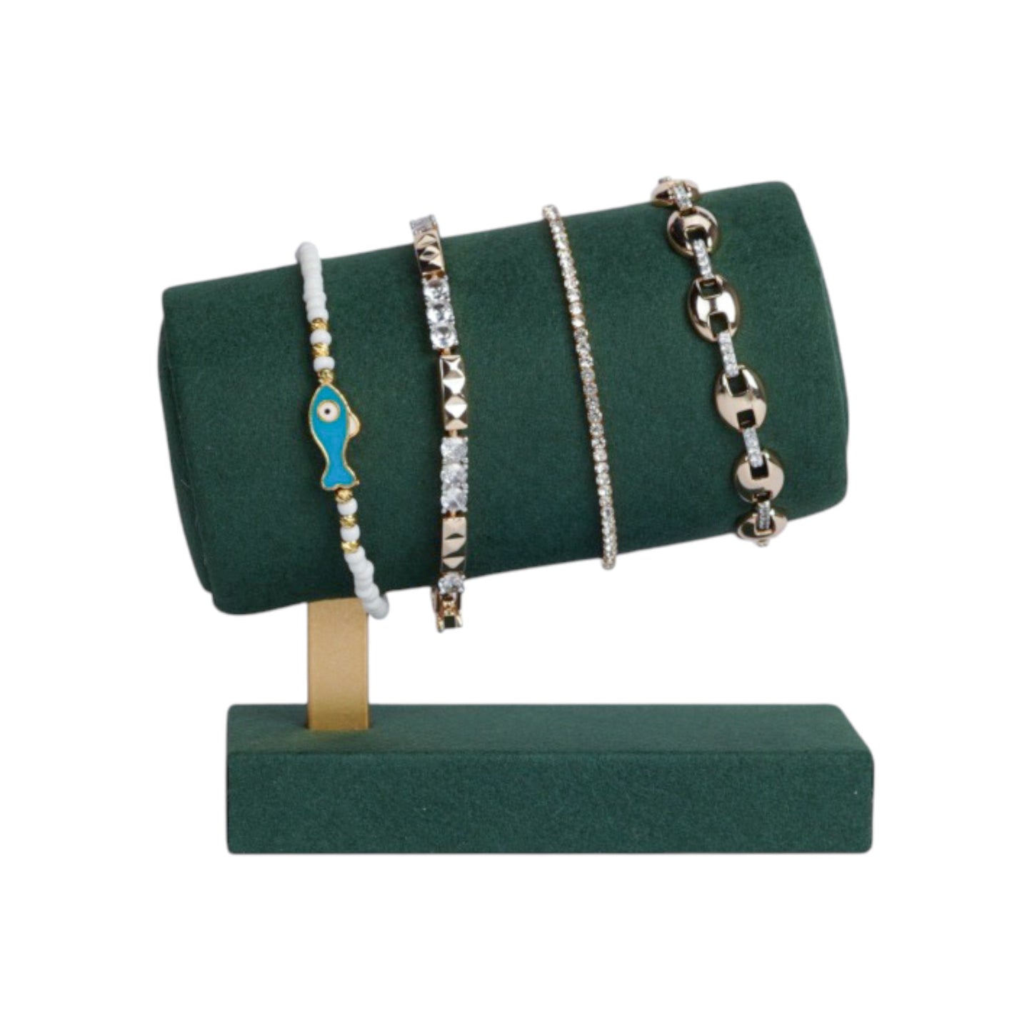 Micro Fabric Cylindrical Bracelet & Watch Display Stand